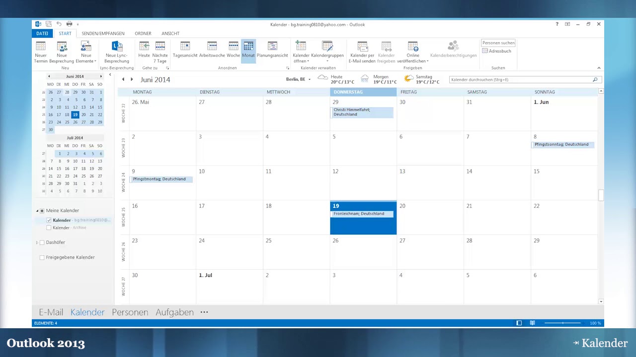 Video zum Thema Outlook 2013